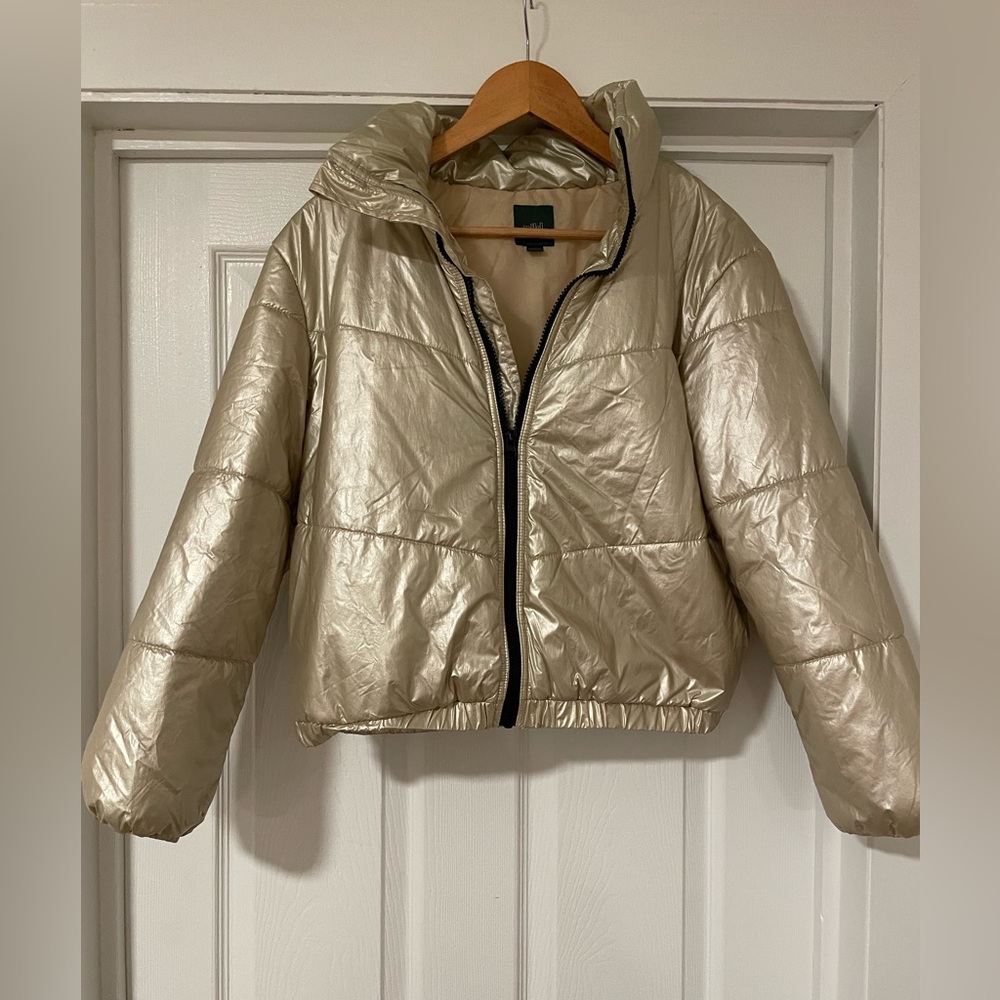 Gold Puffer Jacket